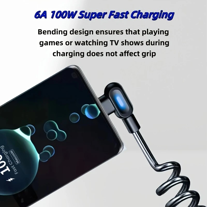 Кабель USB до USB-C Max 120W 6A кручений 2 метра 1 шт. Кабель USB до USB-C Max 120W 6A кручений 2 метра 1 шт.