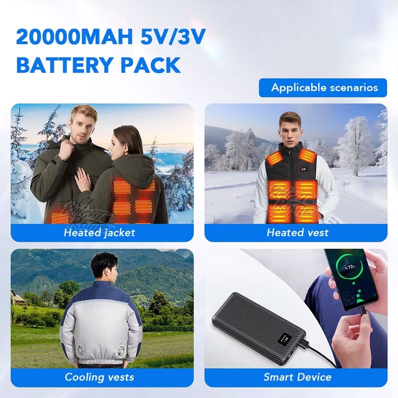 Повербанк ємністю 20000 мА·год (5V-3А / 9V-2A / 12V-1.5А) (Чорний)лі (чорний) Повербанк ємністю 20000 мА·год (5V-3А / 9V-2A / 12V-1.5А) (Чорний)лі (чорний)