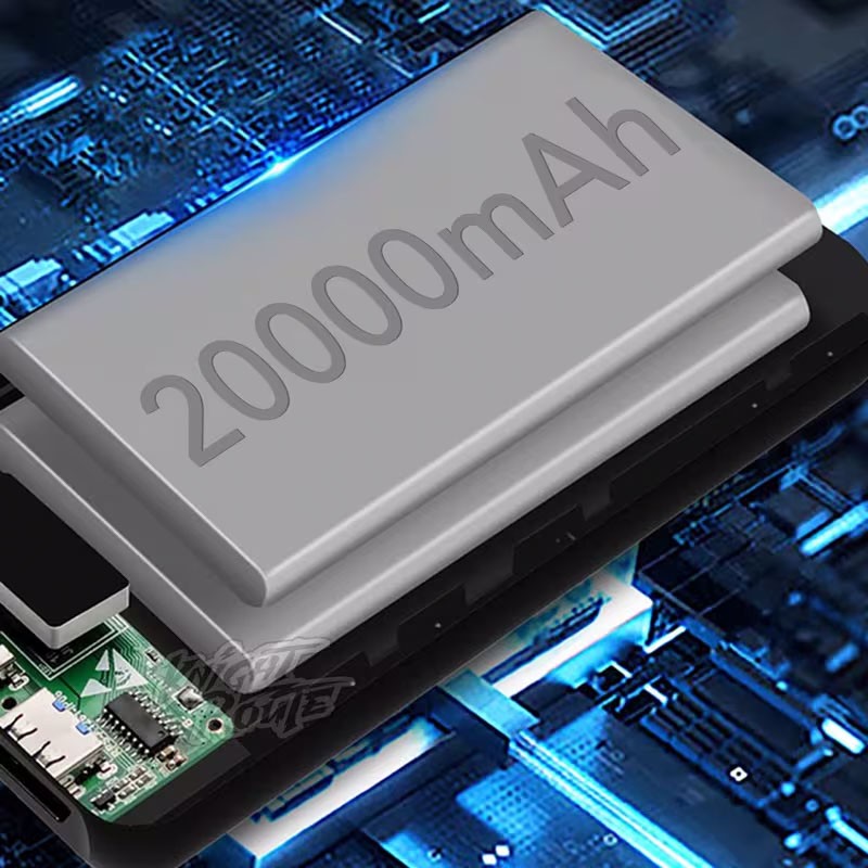 Повербанк ємністю 20000 мА·год (5V-3А / 9V-2A / 12V-1.5А) (Чорний)лі (чорний) Повербанк ємністю 20000 мА·год (5V-3А / 9V-2A / 12V-1.5А) (Чорний)лі (чорний)